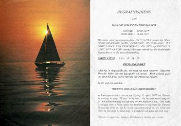 BRONKHORST-Theunis-Johannes-Nn-Theunis-1927-1997-M