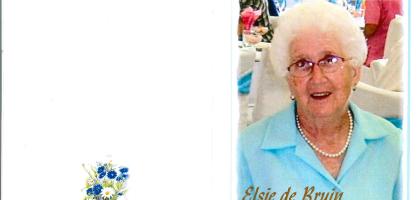 BRUIN-DE-Elsie-Sophia-Nn-Elsie-1930-2015-F