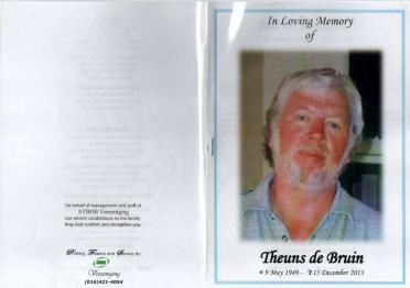BRUIN-DE-Theuns-1949-2013-M