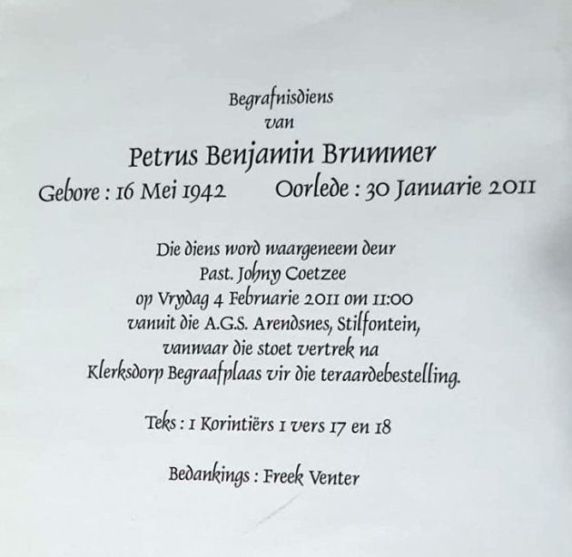 BRUMMER-Petrus-Benjamin-Nn-Piet-1942-2011-M_2