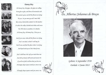 BRUYN-DE-Albertus-Johannes-Nn-Albert-1930-2012-Ds-M