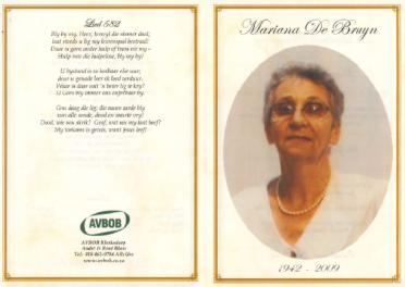 BRUYN-DE-Mariana-nee-LeRoux-1942-2009-F