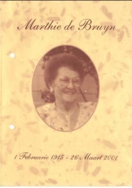 BRUYN-DE-Marthie-1915-2001-F