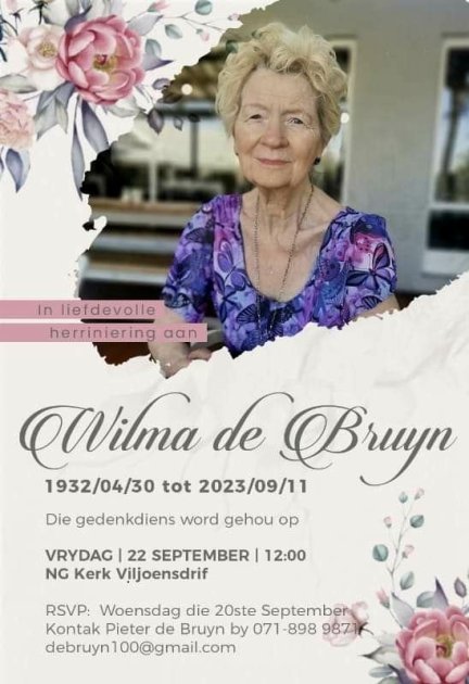 BRUYN-DE-Wilma-1932-2023-F_1