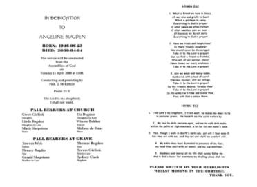 BUGDEN-Surnames-Vanne