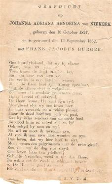 BURGER-Johanna-Adriana-Hendrina-nee-VanNiekerk-1827-1882-F