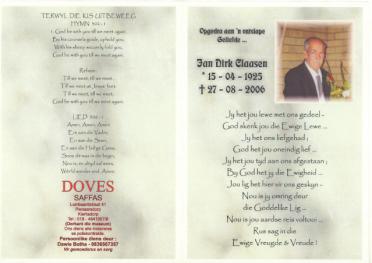 CLAASEN-Jan-Dirk-1925-2006-M