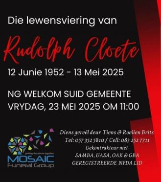 CLOETE-Rudolph-1952-2025-M_2