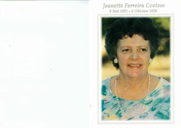 COETSEE-Johanna-Ralie-Hester-Nn-Jeanette.OumaDoumie-X-Ferreira-1931-2009-F-01