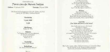 COETZEE-Pierre-VanDerMerwe-1931-2009