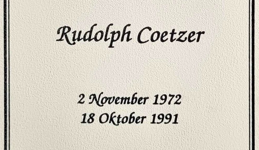 COETZER-Rudolph-1972-1991-M_99