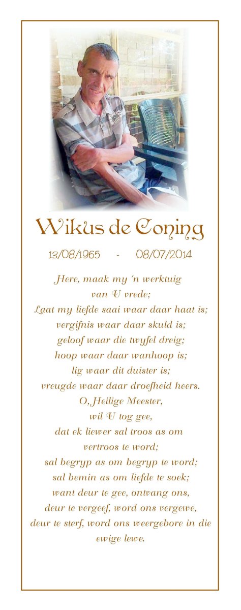 CONING-DE-Lodewikus-Christofel-Nn-Wikus-1965-2014-M_3