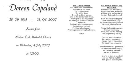 COPELAND-Surnames-Vanne