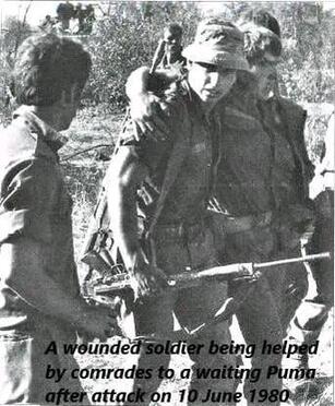 61 Mechanised Battalion_attack SWAPO.PLAN Smokeshell Base complex_ Operation Sceptic_Southern Angola-02