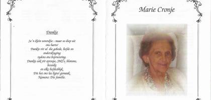 CRONJE-Maria-Gertruida-Christina-Nn-Marie-1917-2009-F