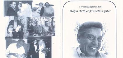 CYSTER-Ralph-Arthur-Franklin-1933-2011-M