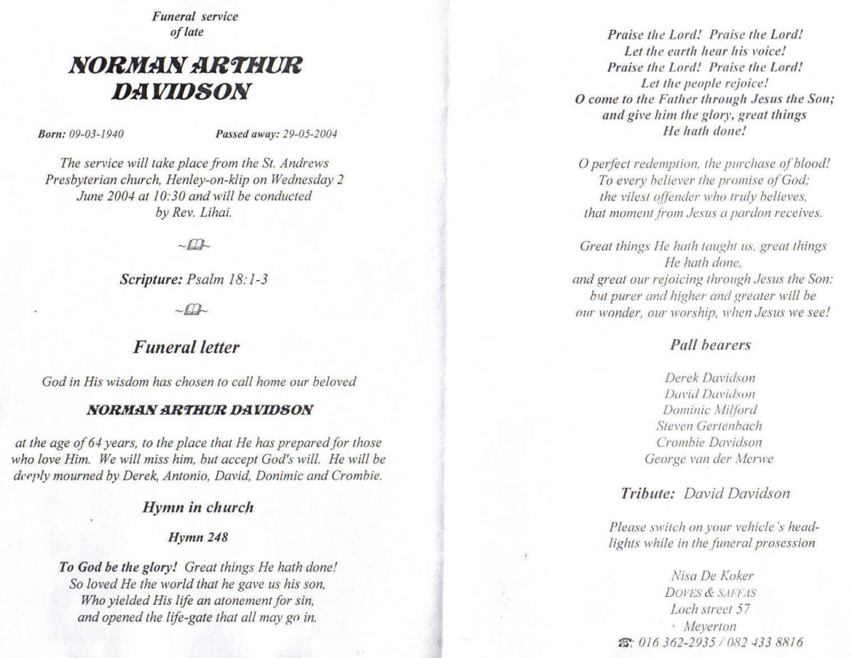 DAVIDSON-Norman-Arthur-1940-2004-M_1