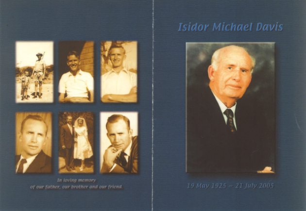 DAVIS-Isidor-Michael-1925-2005-M_1