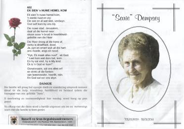 DEMPSEY-Surnames-Vanne