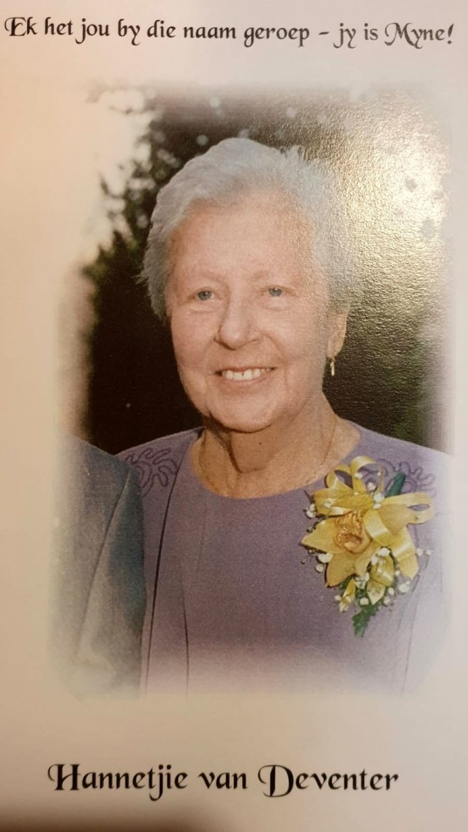 DEVENTER-VAN-Johanna-Catharina-Nn-Hannetjie-nee-Roos-X-Els-XX-VanDeventer-1923-2008-F_1