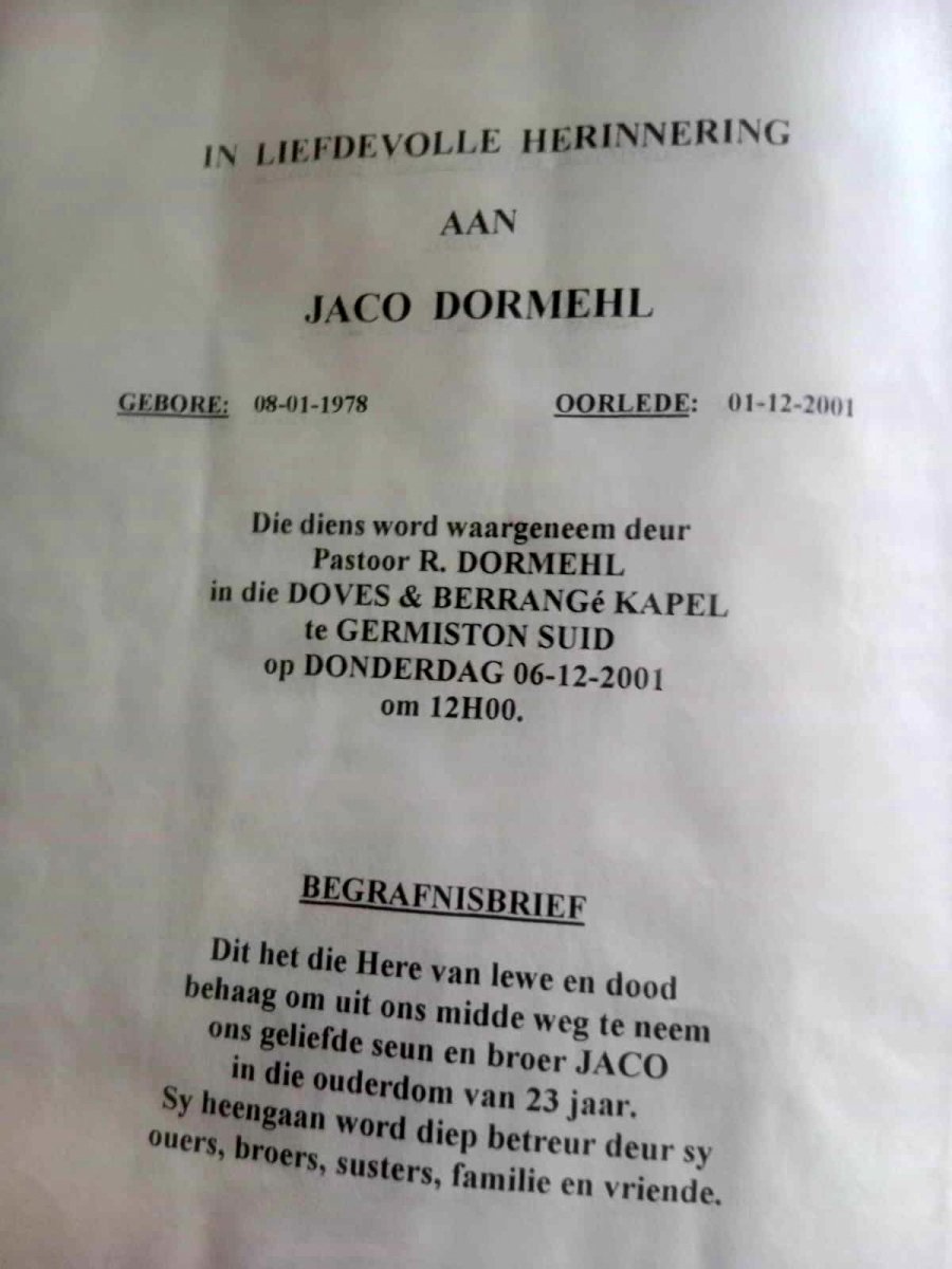 DORMEHL-Jaco-1978-2021-M_1