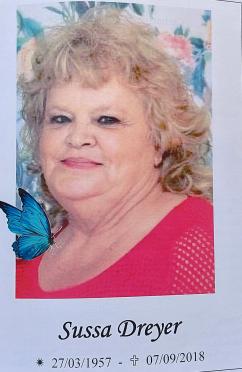DREYER-Catharina-Dorothea-Nn-Sussa-nee-Strydom-1957-2018-F