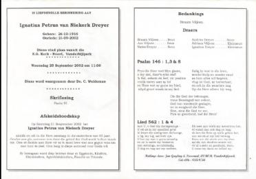 DREYER-Ignatius-Petrus-VanNiekerk-1916-2002-M
