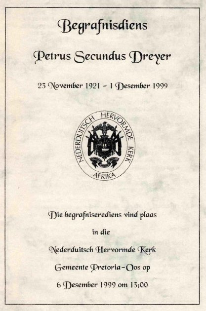 DREYER-Petrus-Secundus-1921-1999-M_99