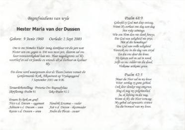 DUSSEN-VAN-DER-Hester-Maria-Nn-Hester-1960-2003-F_2