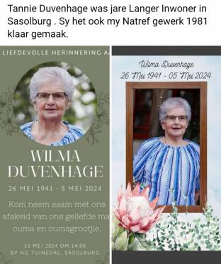 DUVENHAGE-Surnames-Vanne