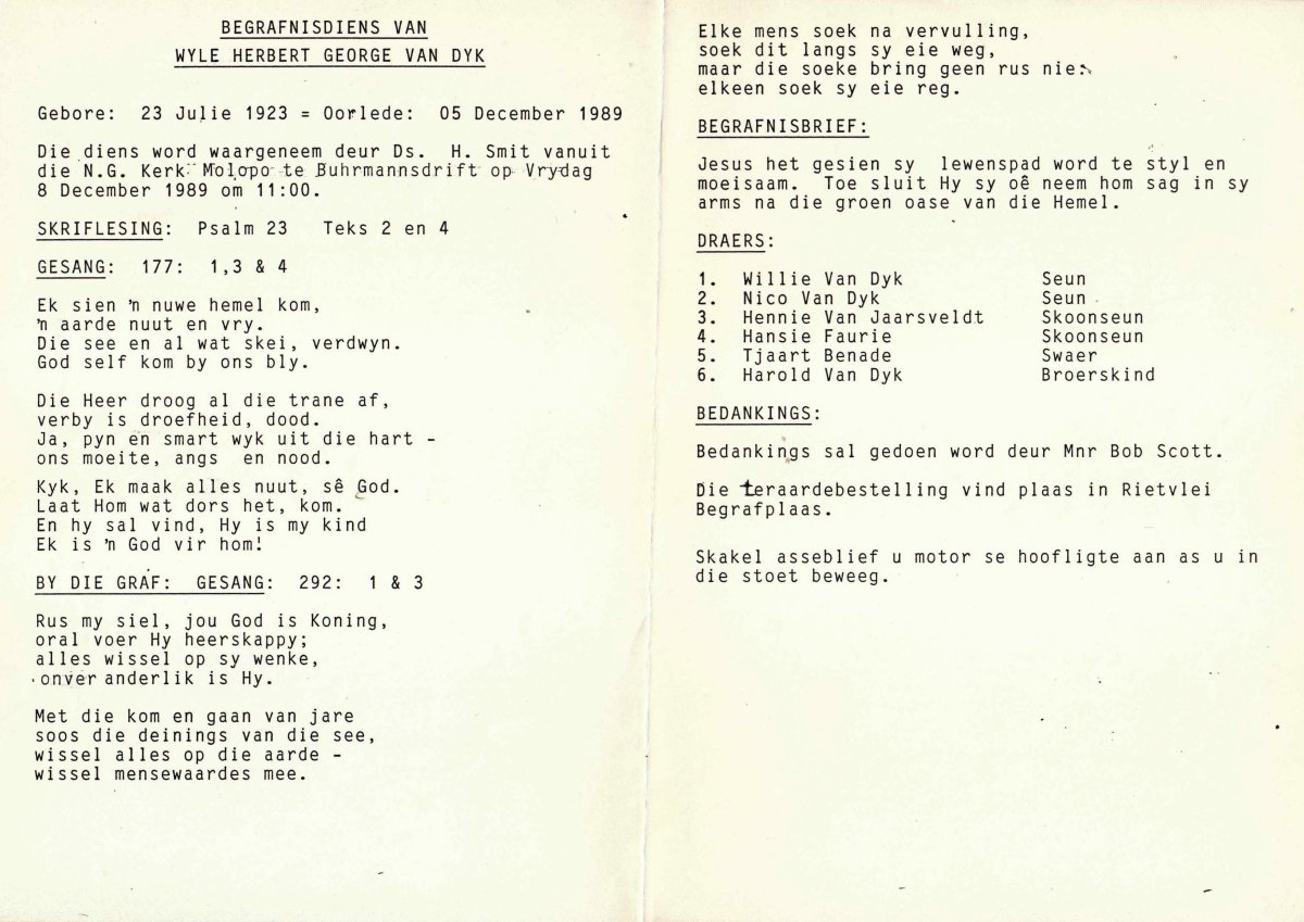 DYK-VAN-Herbert-George-1923-1989-M-02