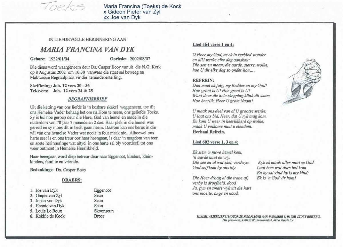 DYK-VAN-Maria-Francina-nee-DeKock-X-VanZyl-1932-2002-F_1