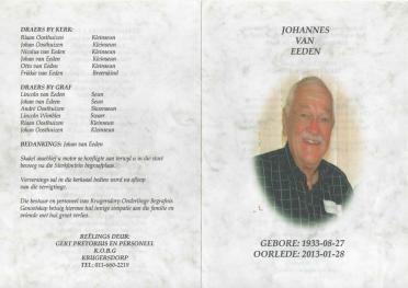 EEDEN-VAN-Johannes-1933-2013-M