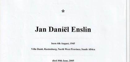 ENSLIN-Jan-Daniël-1945-2000