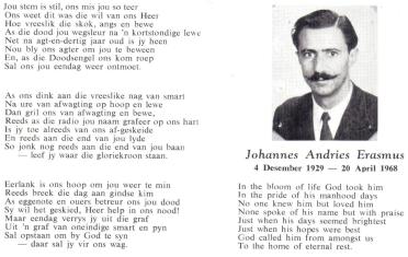 ERASMUS-Johannes-Andries-1929-1968-M