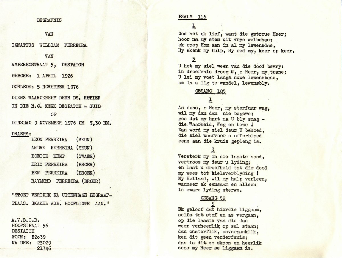FERREIRA-Ignatius-Willem-1926-1976-M_1
