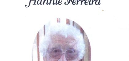 FERREIRA-Johanna-Catharina-Nn-Hannie-1911-2009-F