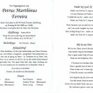 FERREIRA-Petrus-Marthinus-Nn-Pieter-1943-2009-M_2