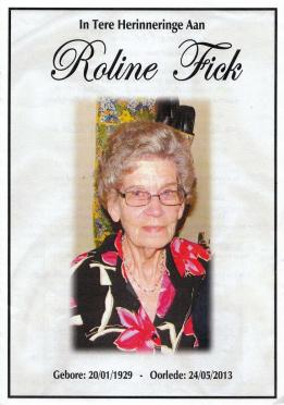 FICK-Carolina-Nn-Roline-1929-2013-F