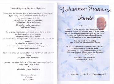 FOURIE-Johannes-Francois-1938-2009-M