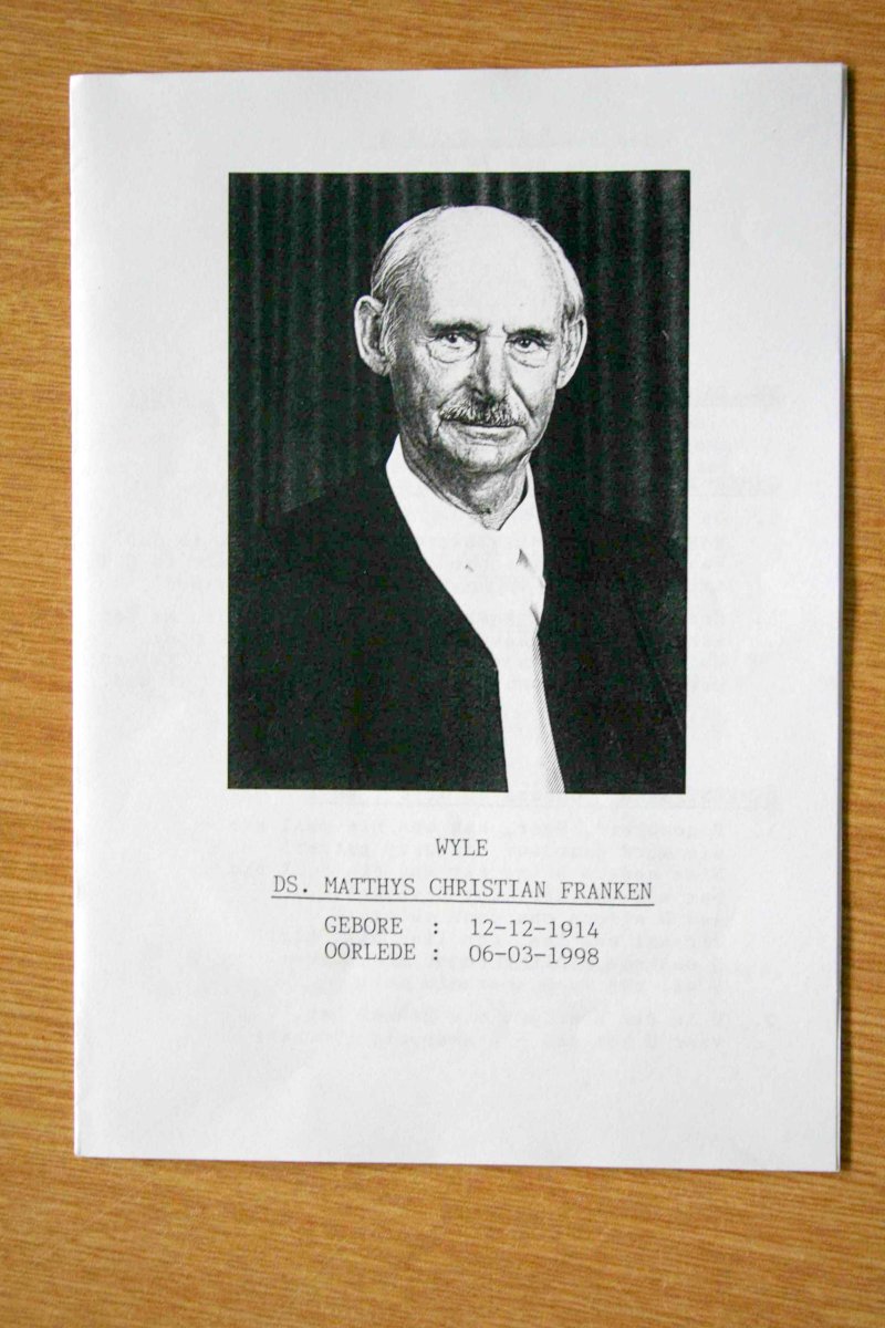 FRANKEN-Matthys-Christian-1914-1998-Ds-M_99