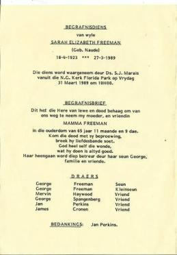 FREEMAN-Surnames-Vanne