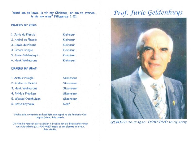 GELDENHUYS, Jurie Johannes 1920-2003_01