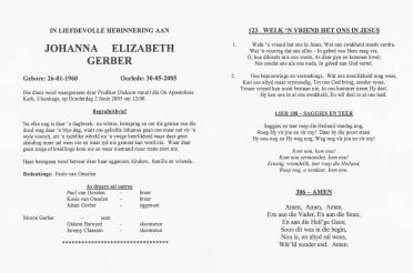 GERBER-Johanna-Elizabeth-nee-VanOnselen-1960-2005-F