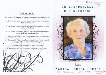 GERBER-Martha-Louisa-Nn-Louise-nee-Heinen-1923-2011-F