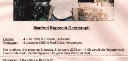 GERSTEROPH-Manfred-Ruprecht-1936-2005