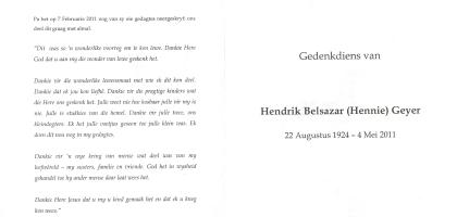 GEYER-Hendrik-Belsazar-Nn-Hennie-1924-2011-M
