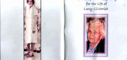 GILCHRIST-Lucy-1915-2010