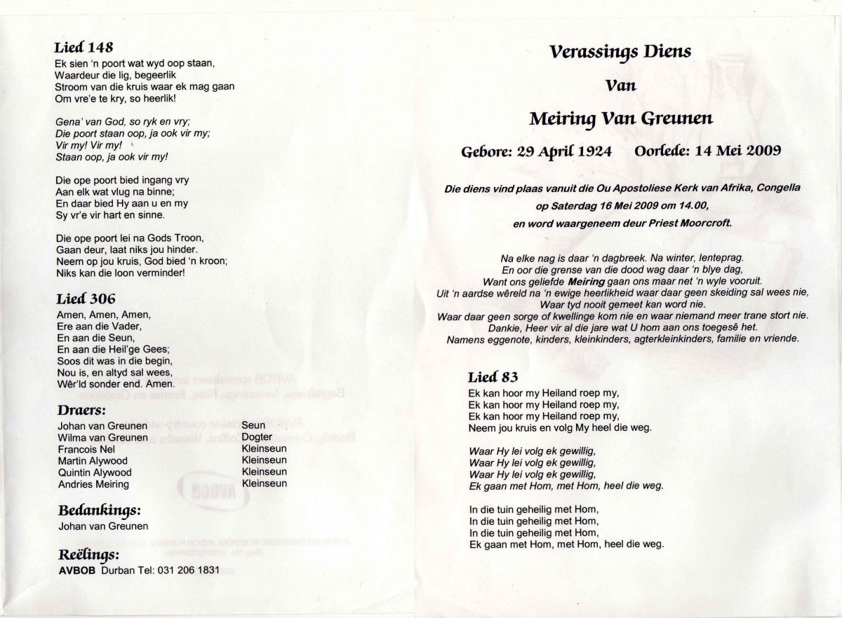 GREUNEN-VAN-Meiring-1924-2009-M_1
