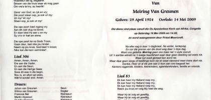 GREUNEN-VAN-Meiring-1924-2009